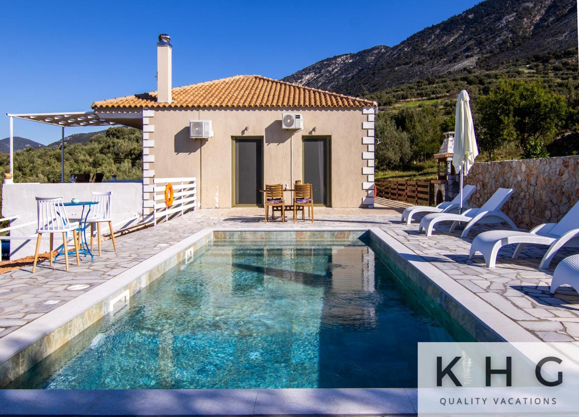 Skoumas Villa Surrounded By Olive Trees! Vlachata Екстер'єр фото