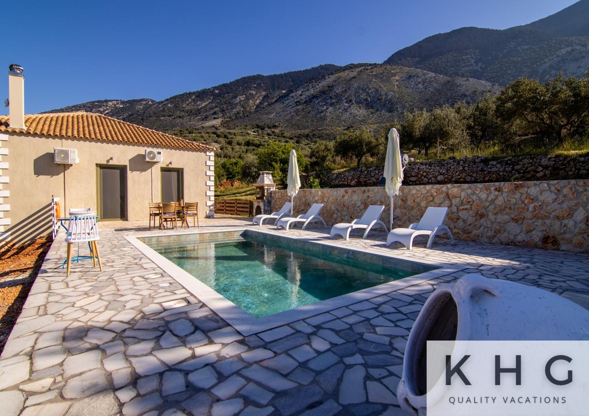 Skoumas Villa Surrounded By Olive Trees! Vlachata Екстер'єр фото
