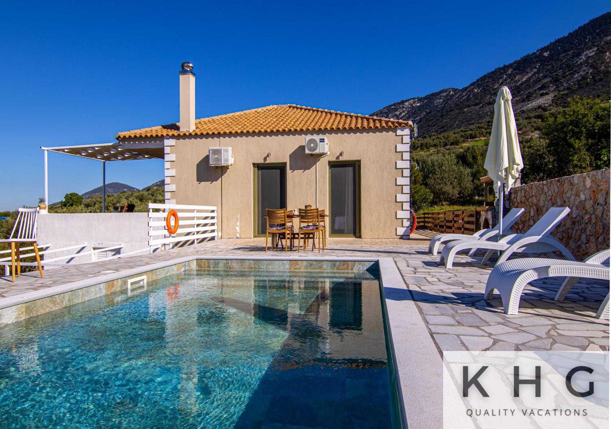 Skoumas Villa Surrounded By Olive Trees! Vlachata Екстер'єр фото