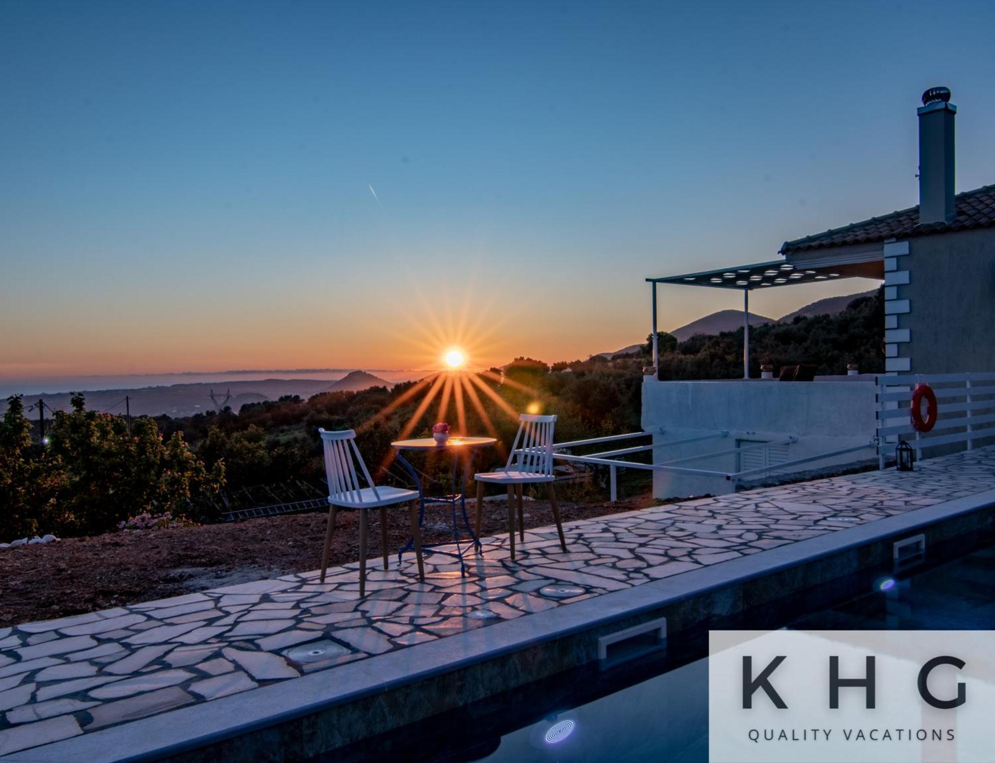 Skoumas Villa Surrounded By Olive Trees! Vlachata Екстер'єр фото