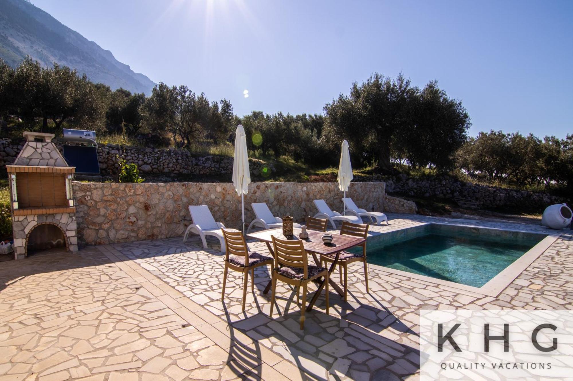 Skoumas Villa Surrounded By Olive Trees! Vlachata Екстер'єр фото