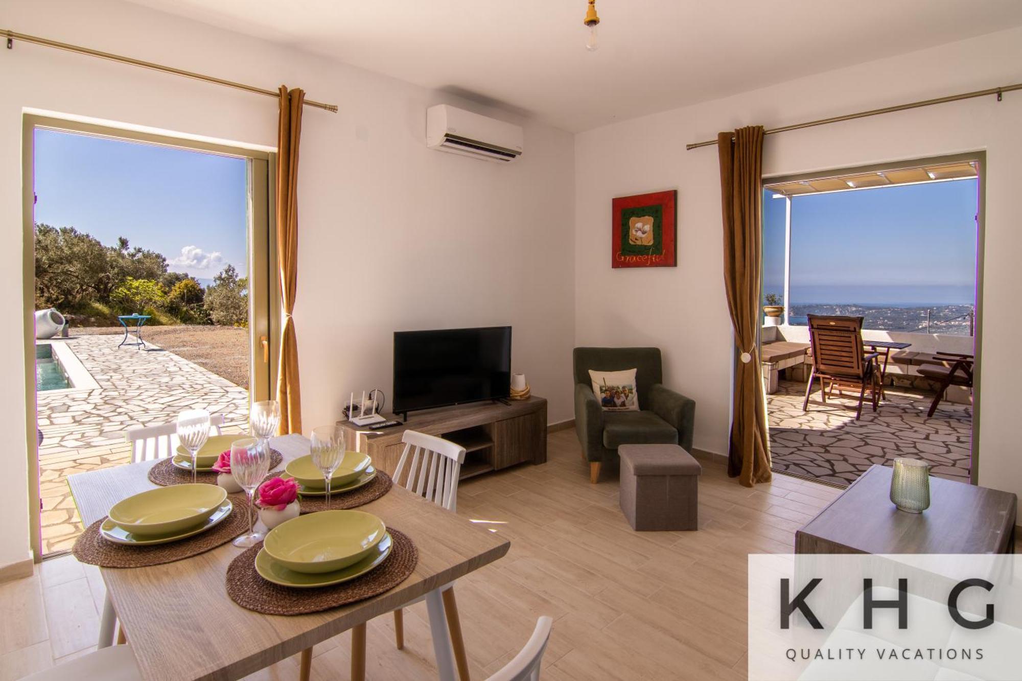 Skoumas Villa Surrounded By Olive Trees! Vlachata Екстер'єр фото